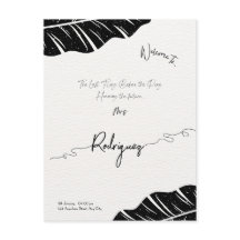 Elegante und anpassbare Postkarte für Brautparty
