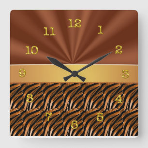 Elegante und einzigartige Living Room Wall zum Ver Quadratische Wanduhr