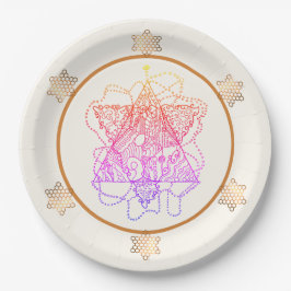 Elegante und farbenfrohe Teller