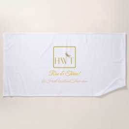 Elegante und inspirierende HWT Gold Collection Strandtuch