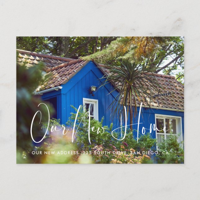 Elegante und moderne Ankündigung zur Bewegung des  Postkarte (Vorderseite)