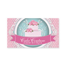 Elegante und moderne Cake Designer Business Cards