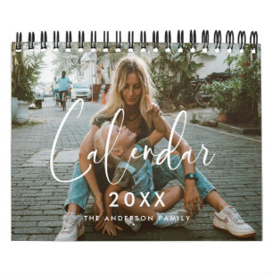 Elegante und moderne Familie 2027 Foto Kalender