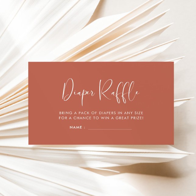 Elegante und moderne Rot-Ton-Verlosung Begleitkarte (Von Creator hochgeladen)