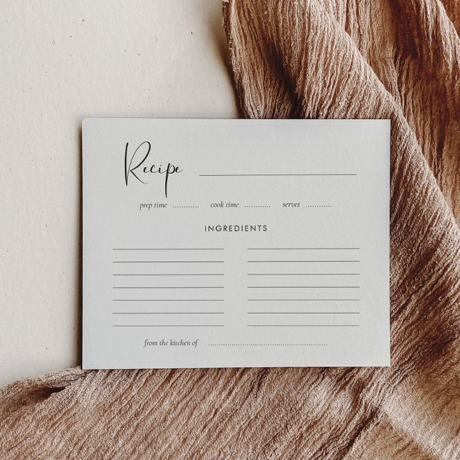 Elegante und moderne "Sage Green"-Rezeptionskarte (Von Creator hochgeladen)