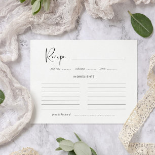 Elegante und moderne Schwarz-Weiß-Rezeptur