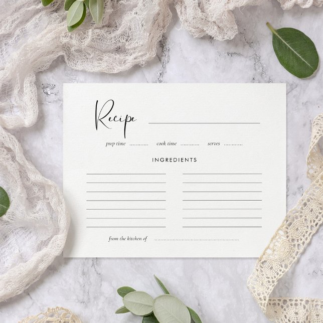 Elegante und moderne Schwarz-Weiß-Rezeptur (Von Creator hochgeladen)