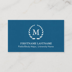 Elegante und moderne Student Business Cards Telefonnummerkarte