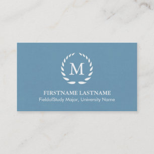 Elegante und moderne Student Business Cards Telefonnummerkarte