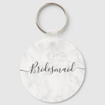 Elegante und moderne Trauzeugin aus weißem Marmor