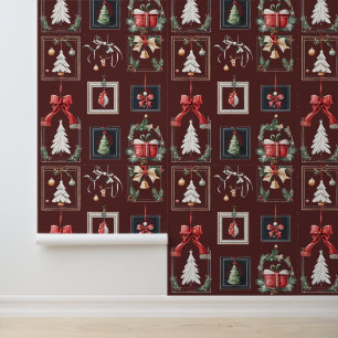 Elegante und moderne Weihnachtsdekorationen Tapete