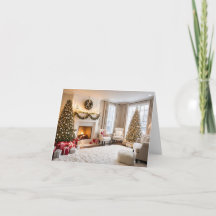 Elegante und moderne Weihnachtskarte