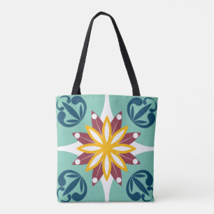 Elegante und schicke florale marokkanische Mosaikf