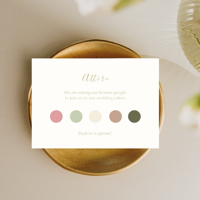 Elegante und schicke Pastelle-Attraktionskarte (Von Creator hochgeladen)