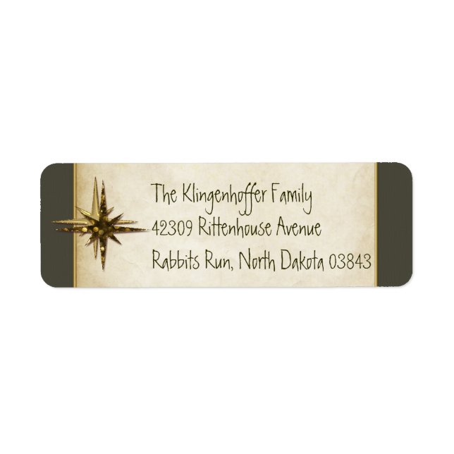 Elegante Understatement Christmas Motif Personalis (Vorne)