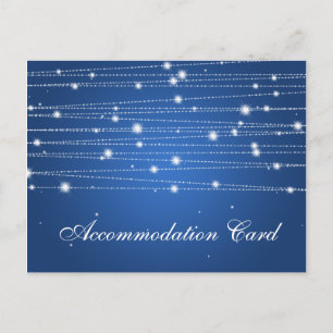 Elegante Unterkunft Sparkling Lines Sapphire Postkarte