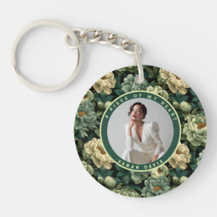 Elegante Valentinsgeschenke für Ehefrau Pfingstros Schlüsselanhänger