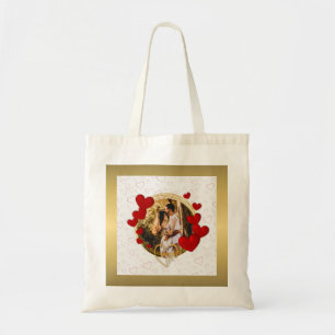 Elegante Valentinstage, Liebe, Jahrestag Rotes Her Tragetasche