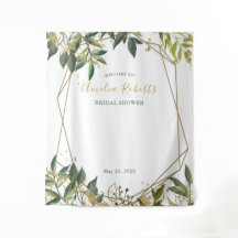 Elegante Vegetation in Gold Floral Brautparty