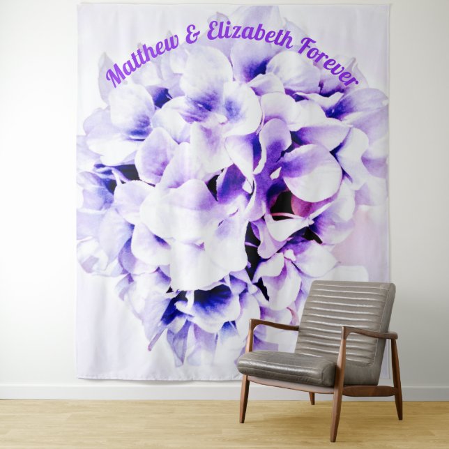 Elegante Veilchen Wandteppich (Beispiel)