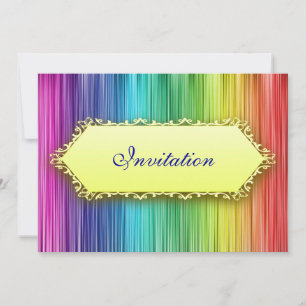 Elegante Veranstaltungen - Vorhang Einladung