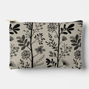 Elegante vertikale Gartenträumerei Floral Zubehörtasche