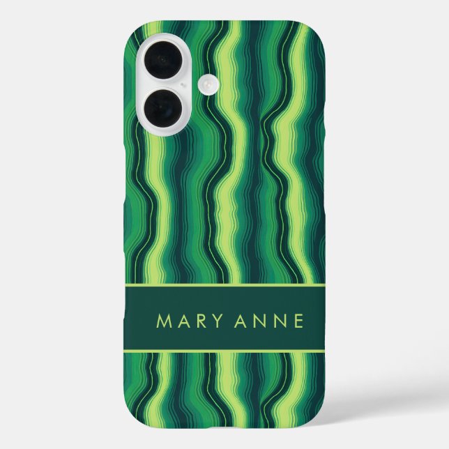 Elegante vertikale Streifen Case-Mate iPhone Hülle (Rückseite)