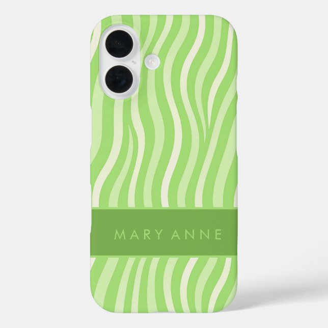 Elegante vertikale Streifen Case-Mate iPhone Hülle (Rückseite)