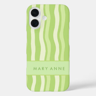 Elegante vertikale Streifen iPhone 16 Hülle
