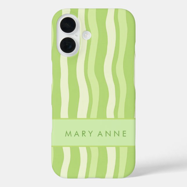 Elegante vertikale Streifen Case-Mate iPhone Hülle (Rückseite)