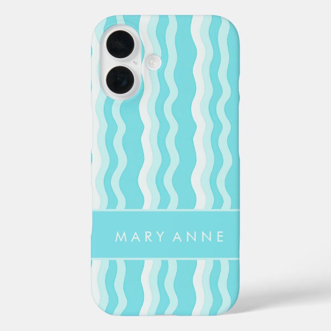 Elegante vertikale Streifen Case-Mate iPhone Hülle (Rückseite)