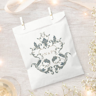 Elegante verzierte Hochzeitsgeschenktasche Geschenktütchen