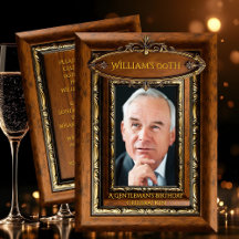 Elegante Verzierte Rustikale Gold Holz Foto Geburt