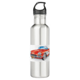 ELEGANTE VETTE AUTOMOBILE ART EDELSTAHLFLASCHE