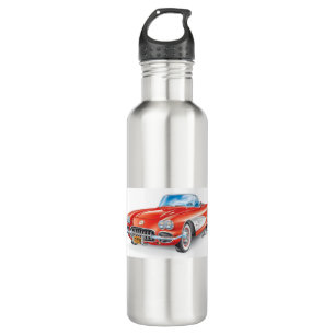 ELEGANTE VETTE AUTOMOBILE ART EDELSTAHLFLASCHE