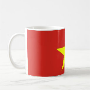 Elegante vietnamesische Flagge Kaffeetasse