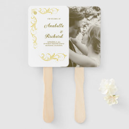 Elegante Viktorianische Hochzeit Fächer