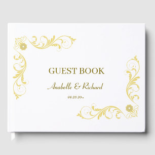 Elegante Viktorianische Hochzeit Gästebuch