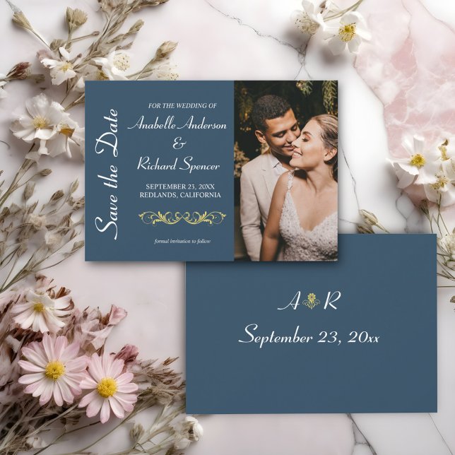 Elegante Viktorianische Hochzeit Save The Date (Von Creator hochgeladen)