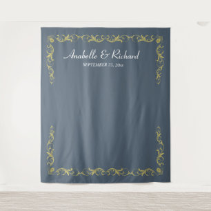 Elegante Viktorianische Hochzeitskabine Wandteppich