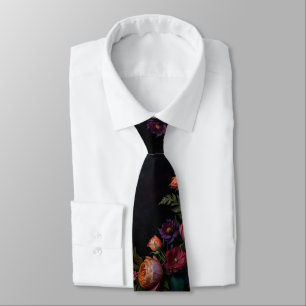 Elegante viktorianische melancholische dunkle Rose Krawatte