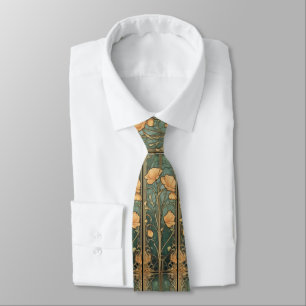 Elegante viktorianische stimmungsvolle Art Nouveau Krawatte
