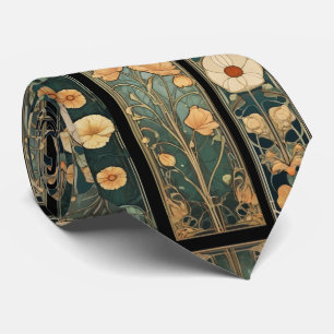 Elegante viktorianische stimmungsvolle Art Nouveau Krawatte