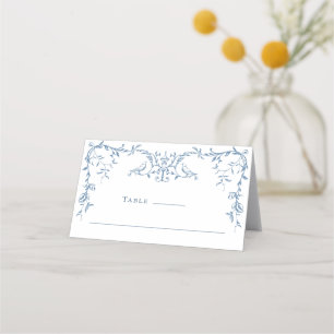 Elegante Viktorianische Verzierte Hochzeit von Bla Platzkarte