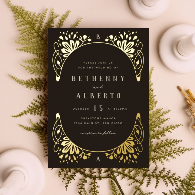 Elegante Villa Saroli Folieneinladung (Von Creator hochgeladen)