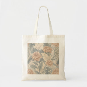Elegante, Vintag inspiriert Blumenzart Tragetasche