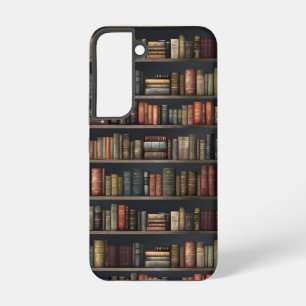 Elegante Vintage Bibliothek - Geschenk der Dunklen Samsung Galaxy Hülle
