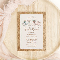 Elegante Vintage Bike Gender-Offenbarung