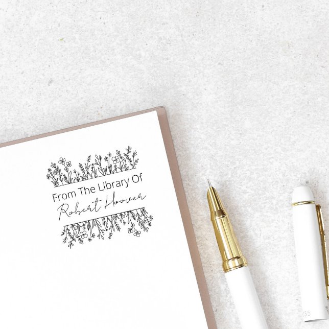 Elegante Vintage Blume aus der Bibliothek von Gummistempel (Von Creator hochgeladen)