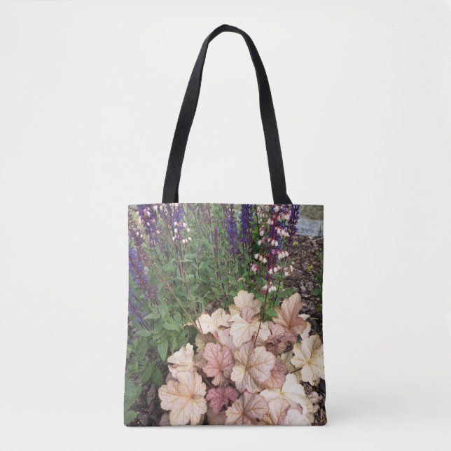 Elegante Vintage-Blumen-Gartentasche (Vorderseite)